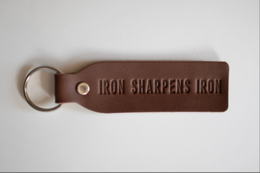 Iron Sharpens Iron Keychain