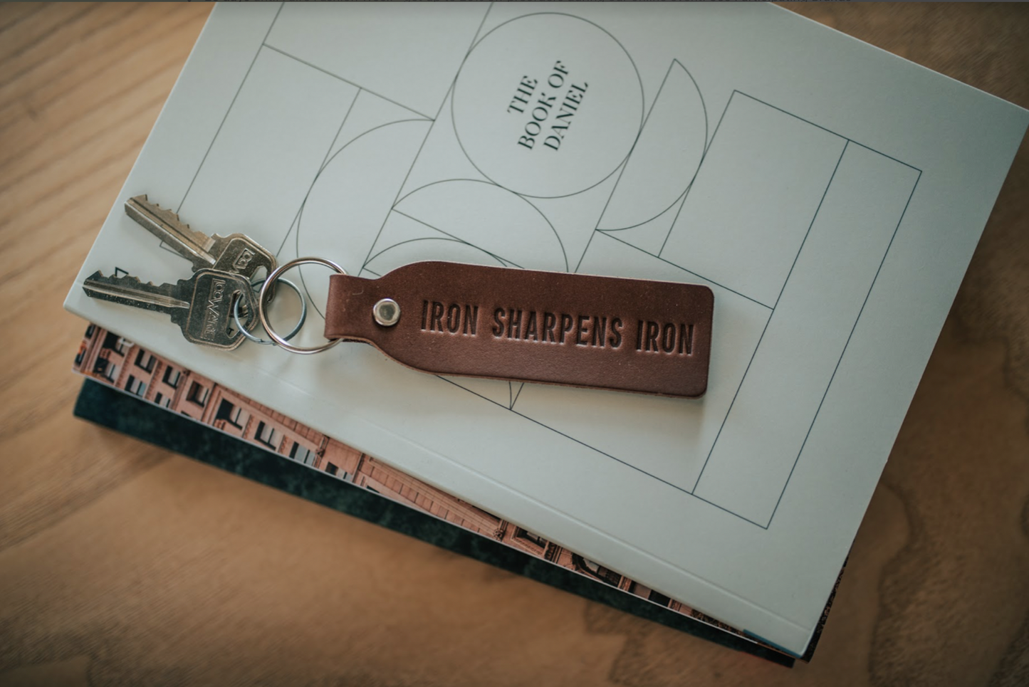 Iron Sharpens Iron Keychain