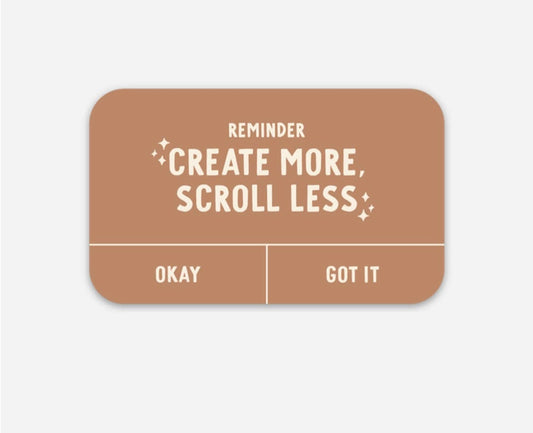 Create More Sticker